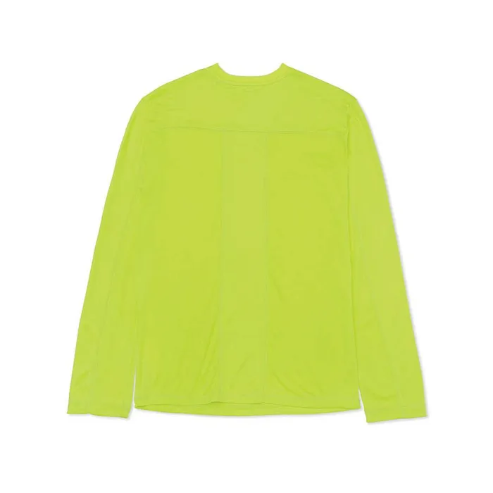 Coolmax Long Sleeve Tee Hivis Yellow Men Cat Footwear Tops and Outerwear