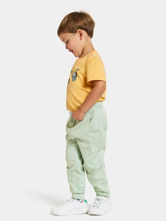 Corin Kids039 Pants 7 Pale Mint Kids Didriksons Fleece Joggers