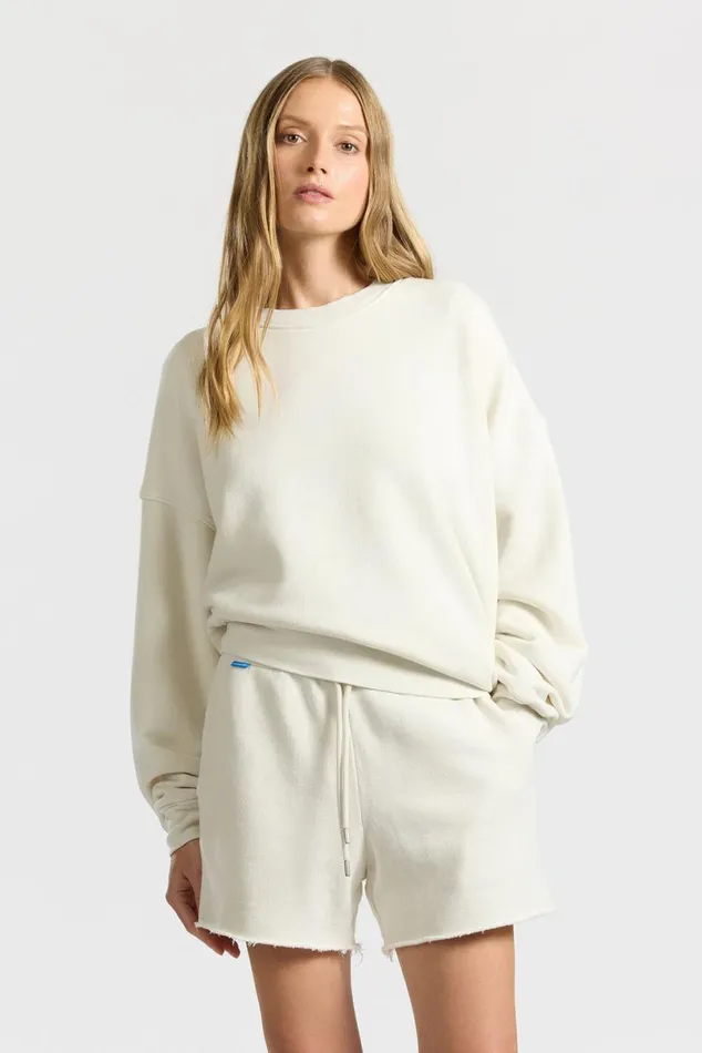 COTTON CITIZEN Boston Crew Vintage Bone Women Sweatshirts