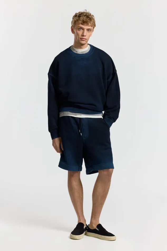 COTTON CITIZEN Boston Crew Vintage Navy Women Sweatshirts COTTON CITIZEN Boston Crew Vintage Navy Women Sweatshirts