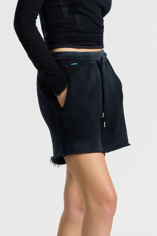 COTTON CITIZEN Boston Short Vintage Black Women Shorts COTTON CITIZEN Boston Short Vintage Black Women Shorts
