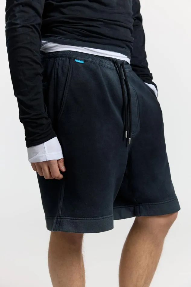 COTTON CITIZEN Boston Sweat Short Vintage Black Men Shorts COTTON CITIZEN Boston Sweat Short Vintage Black Men Shorts