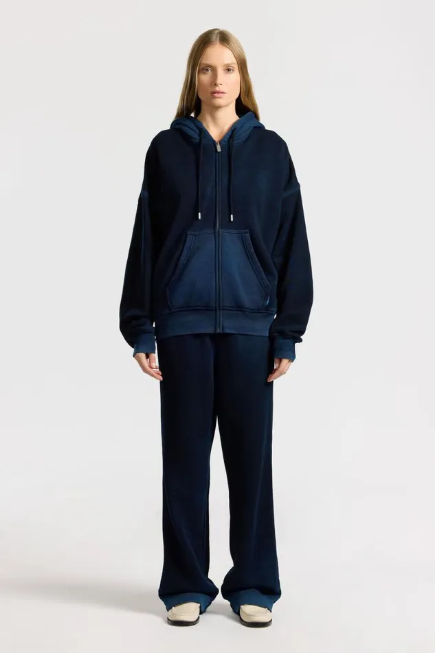 COTTON CITIZEN Boston Zip Hoodie Vintage Navy Men Sweatshirts COTTON CITIZEN Boston Zip Hoodie Vintage Navy Men Sweatshirts