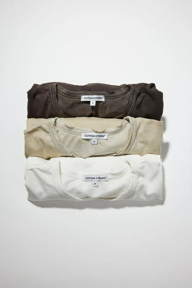 COTTON CITIZEN Classic Crewneck Tee 3Pack Desert Pack Men 3Packs COTTON CITIZEN Classic Crewneck Tee 3Pack Desert Pack Men 3Packs