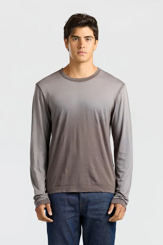 COTTON CITIZEN Prince Long Sleeve Shirt Stone Cast Men Shirts