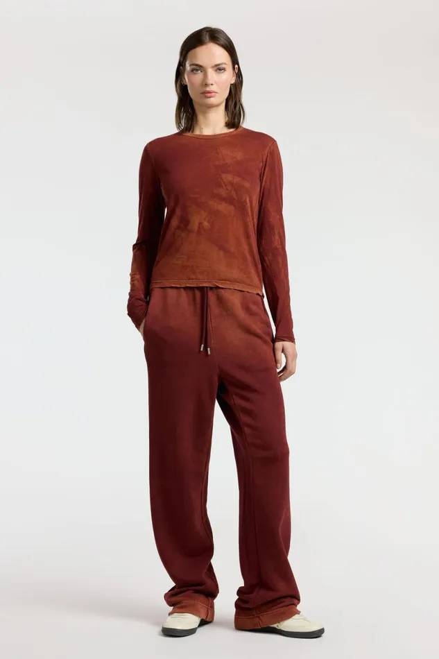 COTTON CITIZEN Standard Long Sleeve Shirt Vintage Red Wine Women Shirts COTTON CITIZEN Standard Long Sleeve Shirt Vintage Red Wine Women Shirts