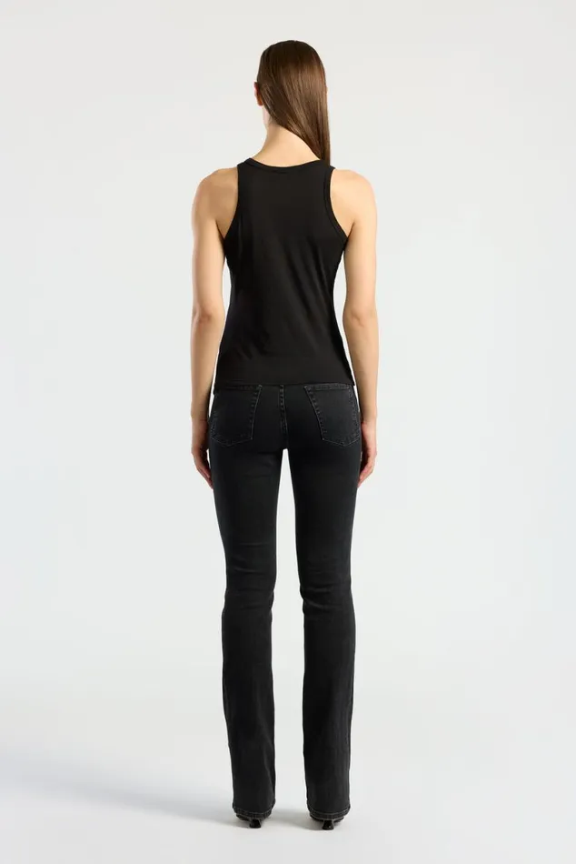 COTTON CITIZEN Standard Tank Jet Black Women Tanks COTTON CITIZEN Standard Tank Jet Black Women Tanks
