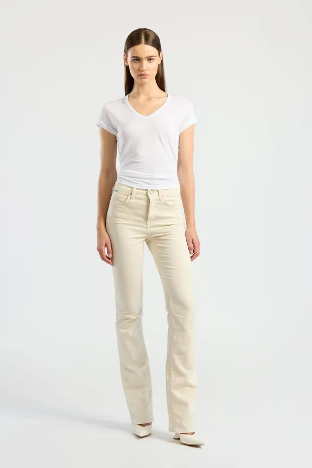 COTTON CITIZEN Standard VNeck Tee White Women Tees COTTON CITIZEN Standard VNeck Tee White Women Tees