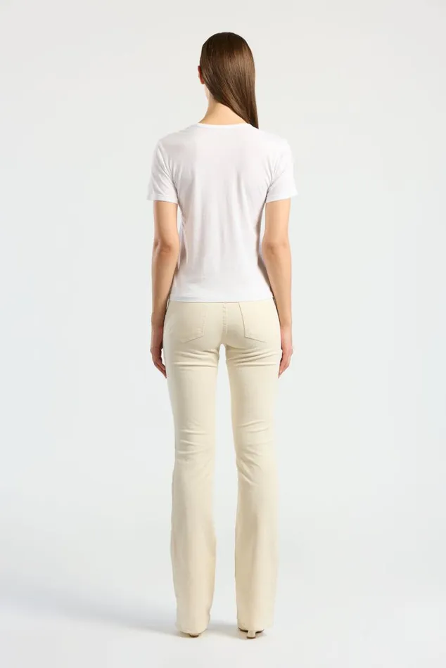 COTTON CITIZEN Standard VNeck Tee White Women Tees COTTON CITIZEN Standard VNeck Tee White Women Tees