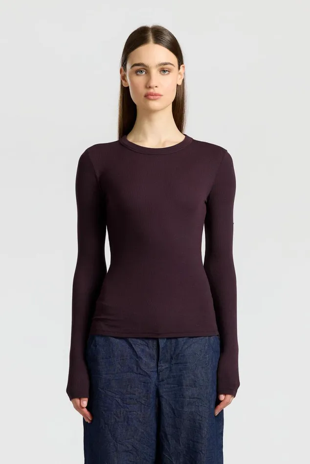 COTTON CITIZEN Verona Shirt Eggplant Women Shirts