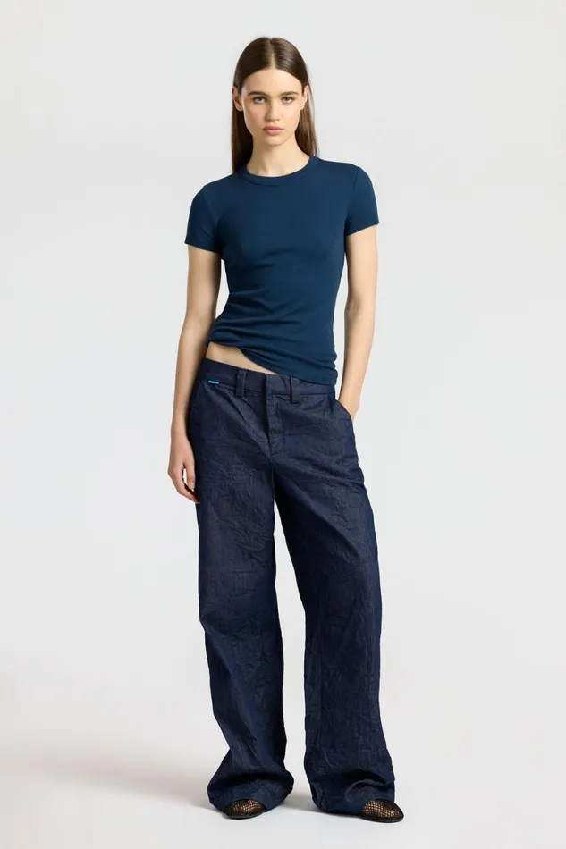 COTTON CITIZEN Verona Tee Harbor Women Tees COTTON CITIZEN Verona Tee Harbor Women Tees