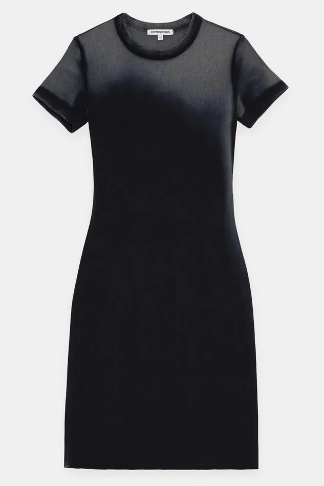 COTTON CITIZEN Verona Tee Mini Dress Black Cast Women Dresses Skirts COTTON CITIZEN Verona Tee Mini Dress Black Cast Women Dresses Skirts