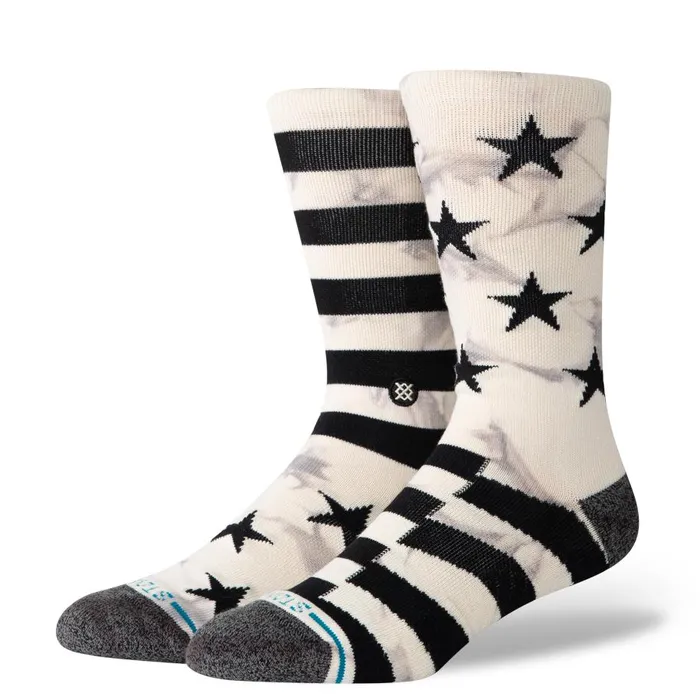 Cotton Crew Socks Sidereal Grey MenWomen Stance Crew