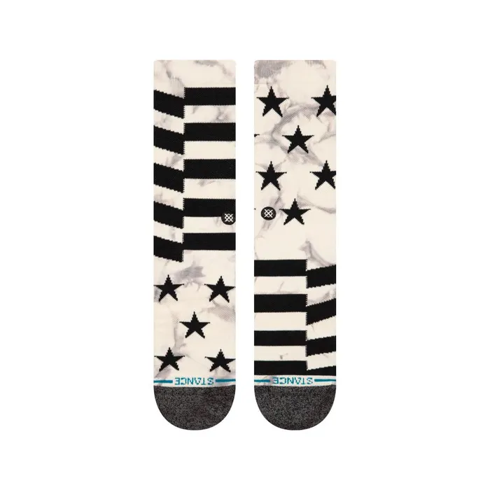 Cotton Crew Socks Sidereal Grey MenWomen Stance Crew