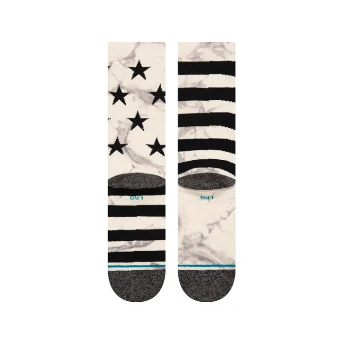 Cotton Crew Socks Sidereal Grey MenWomen Stance Crew