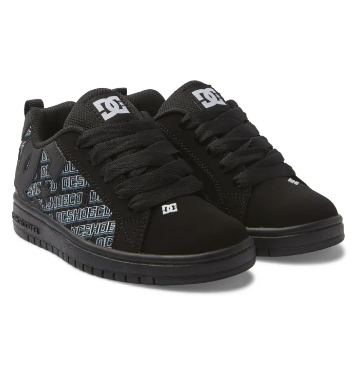 Court Graffik Shoes pixel Kids Sneakers DC Shoes