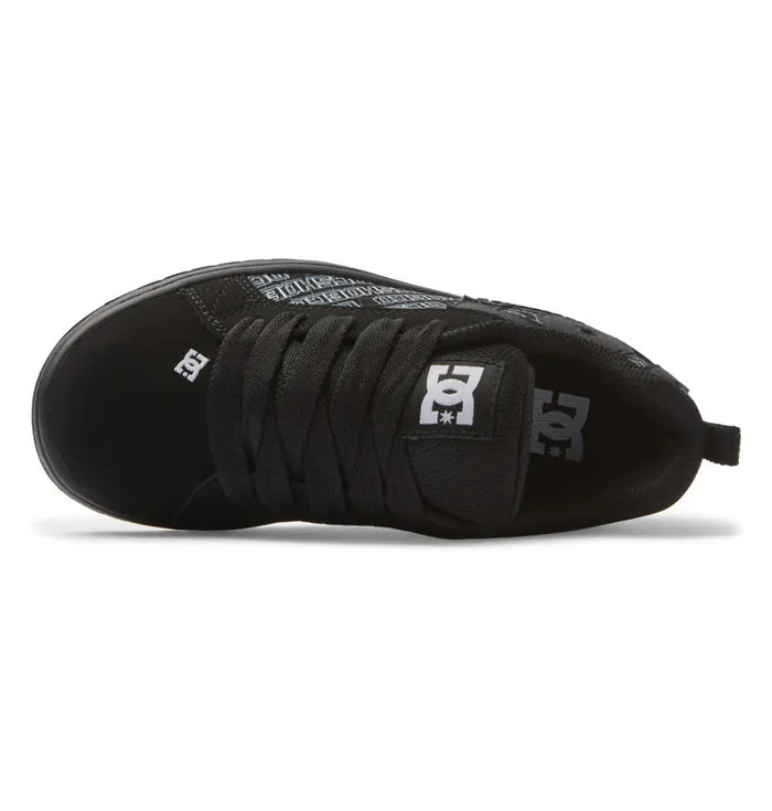 Court Graffik Shoes pixel Kids Sneakers DC Shoes