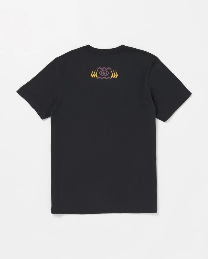 Crevasse Tech Short Sleeve Tee 8211 Black Mens Volcom Tops and Tees