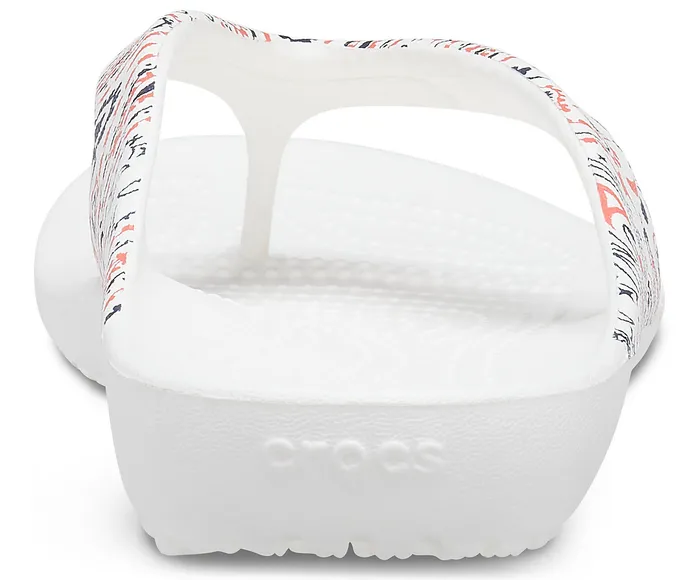 Crocs FlipFlops Women Kadee II Americana Paisley Flip White Multi