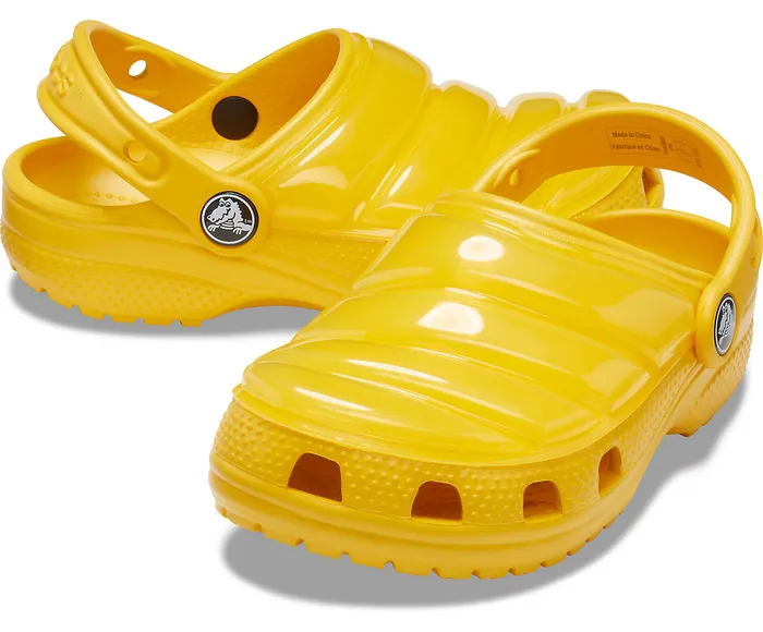 Crocs Kids Classic Neo Puff Clog Canary GirlsBoys Clogs
