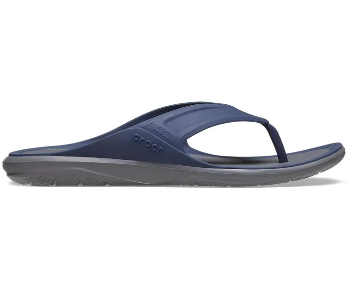 Crocs Swiftwater Wave Flip NavySlate Grey Men Sandals