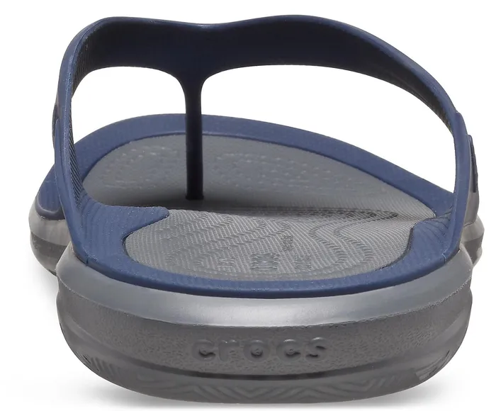 Crocs Swiftwater Wave Flip NavySlate Grey Men Sandals