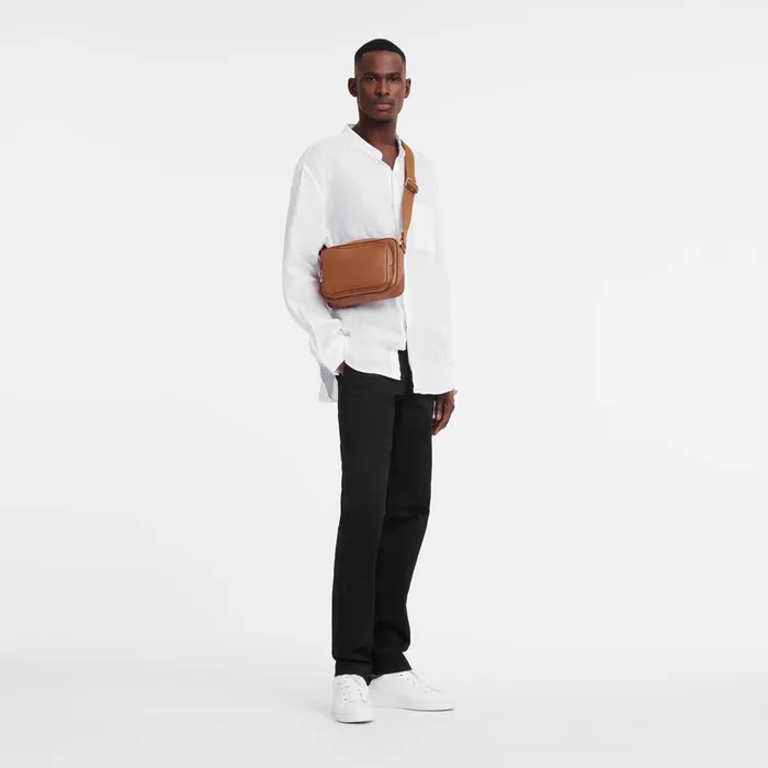 Crossbody bags Longchamp Men Le Foulonn S Camera bag Caramel Crossbody bags Longchamp Men Le Foulonn S Camera bag Caramel