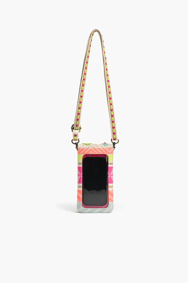Crossbody Bags Women America and Beyond Butterfly Kaleidoscope Cellphone Bag