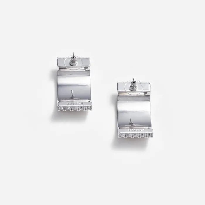 Crystal Chainmail Earrings Women Self Portrait Jewellery Crystal Chainmail Earrings Women Self Portrait Jewellery