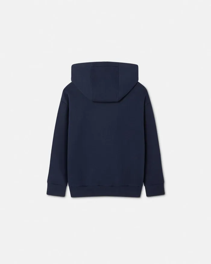 Crystal Medusa Kids Hoodie Blue Children Versace Clothing
