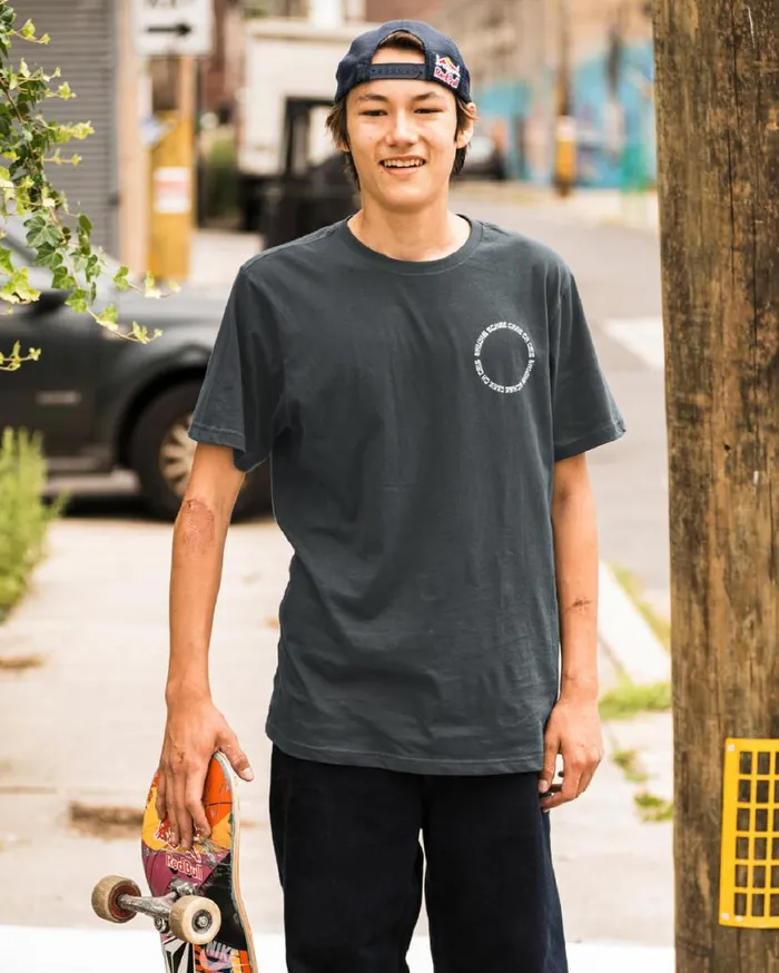 Cylinderz Short Sleeve Tee 8211 Stealth Mens Volcom TShirts and Tanks