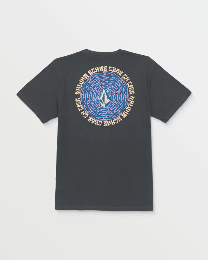 Cylinderz Short Sleeve Tee 8211 Stealth Mens Volcom TShirts and Tanks