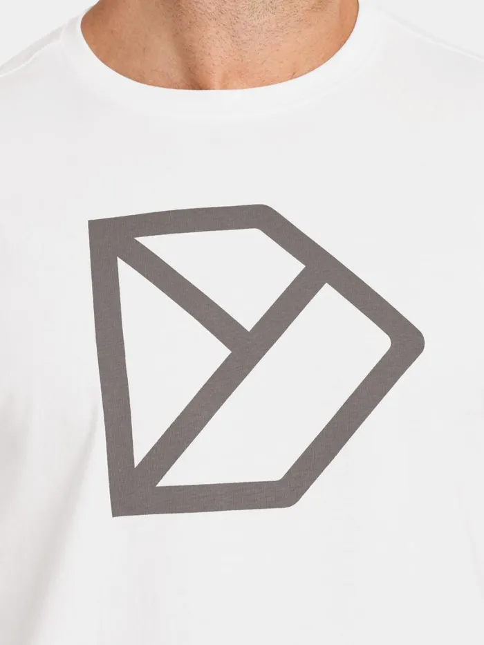 DLogo Printed Tshirt Snow White Men Didriksons Tshirts and Polos DLogo Printed Tshirt Snow White Men Didriksons Tshirts and Polos
