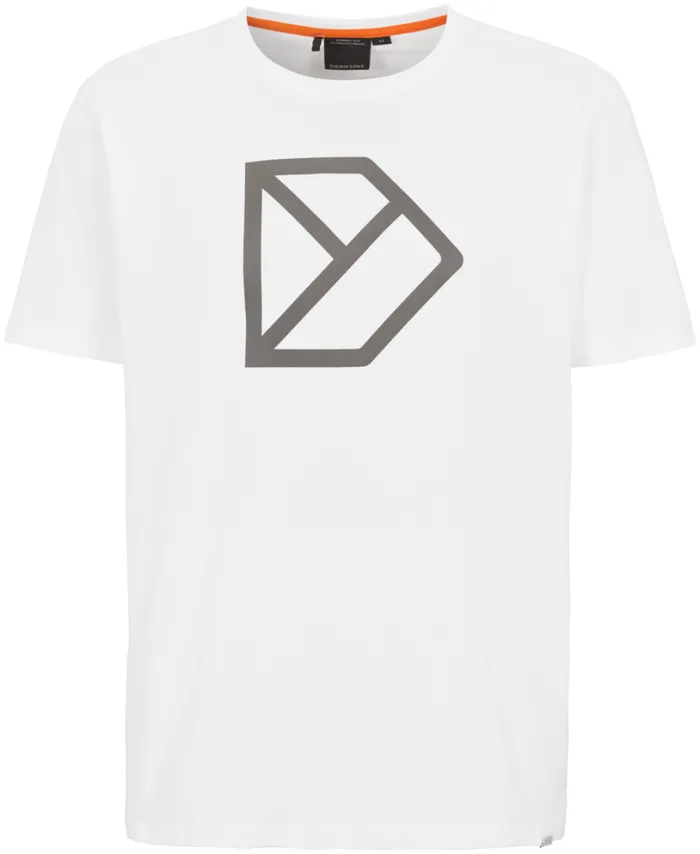DLogo Printed Tshirt Snow White Men Didriksons Tshirts and Polos DLogo Printed Tshirt Snow White Men Didriksons Tshirts and Polos