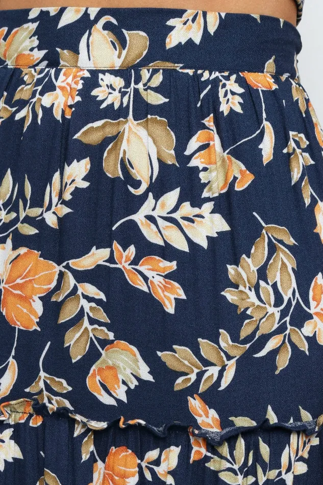 Deaville Skirt Navy Women Skirts Petal and Pup