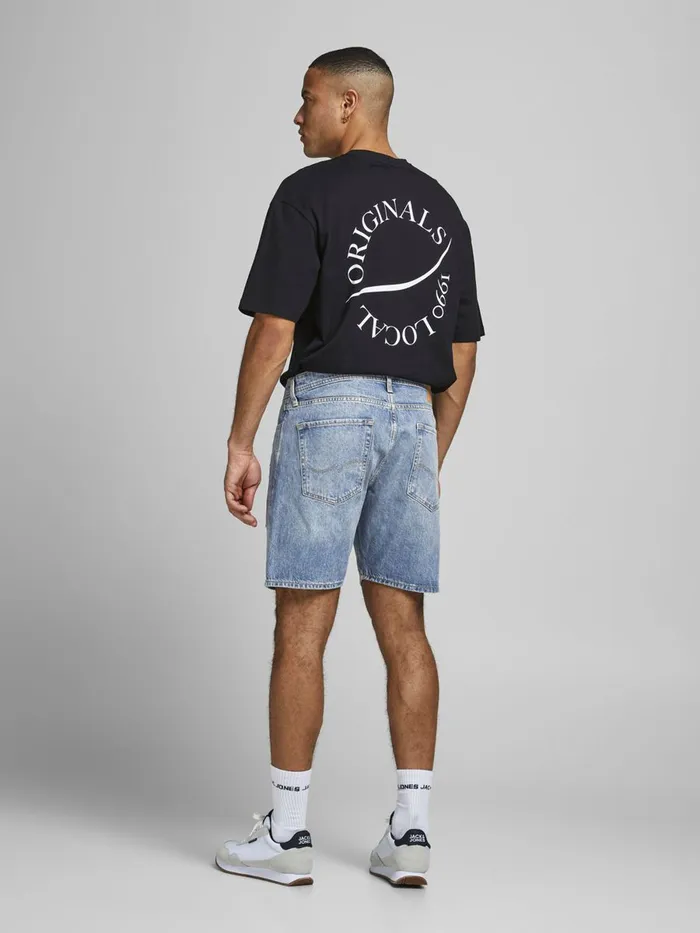 Denim Shorts JACK and JONES Mens CHRIS ORIGINAL AM 764 DENIM SHORTS Blue Blue Denim Gift Ideas
