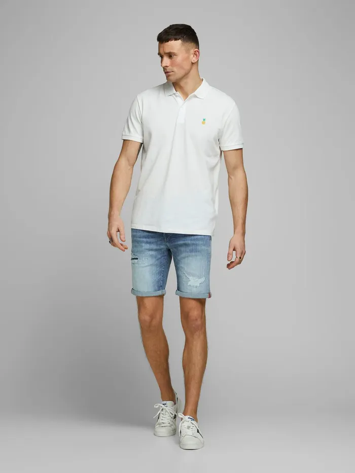 Denim Shorts JACK and JONES Mens RICK ICON JOS 333 50SPS DENIM SHORTS Blue Blue Denim Gift 4 You