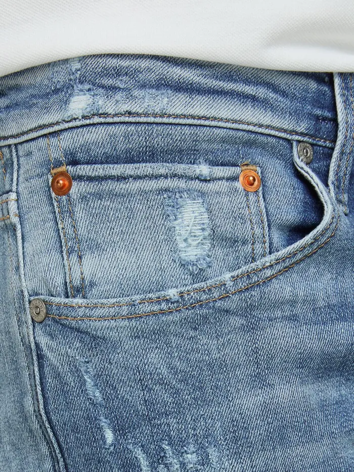 Denim Shorts JACK and JONES Mens RICK ICON JOS 333 50SPS DENIM SHORTS Blue Blue Denim Gift 4 You