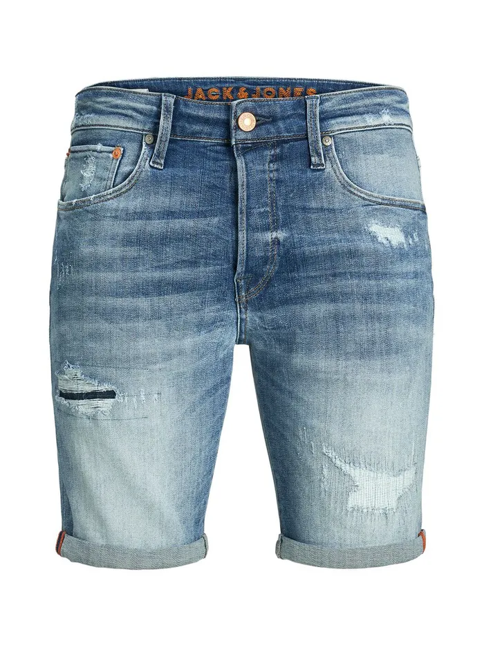 Denim Shorts JACK and JONES Mens RICK ICON JOS 333 50SPS DENIM SHORTS Blue Blue Denim Gift 4 You