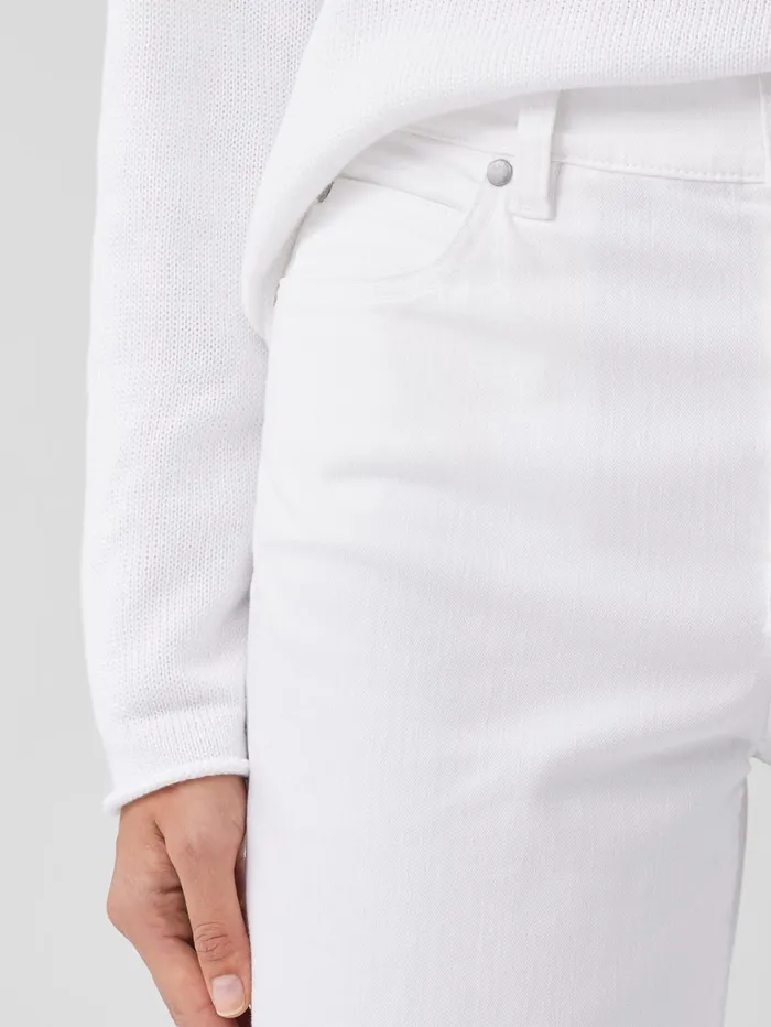 Denim Women Eileen Fisher Organic Cotton Denim WideLeg Jean White