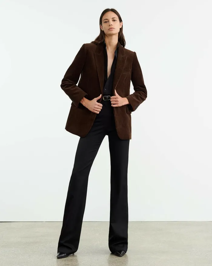 DIANE BLAZER Espresso Women Nili Lotan Jackets and Blazers