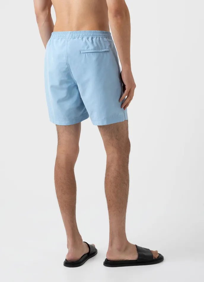 Drawstring Swim Shorts Light Blue Men SUNSPEL Swimwear
