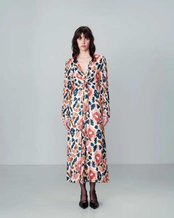 DRESS BEIGE NOUR Shop Grace and Mila Printed Dresses