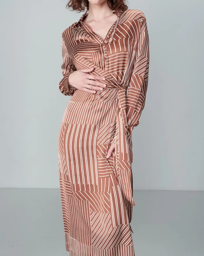 DRESS CHOCOLAT NICE Shop Grace and Mila Printed Dresses