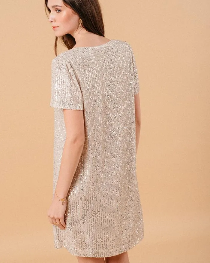 DRESS ECRU MONICA Shop Grace and Mila Formal Dresses