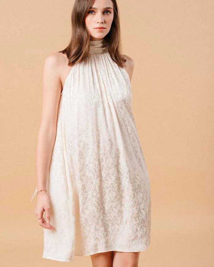DRESS ECRU MURIEL Shop Grace and Mila Formal Dresses