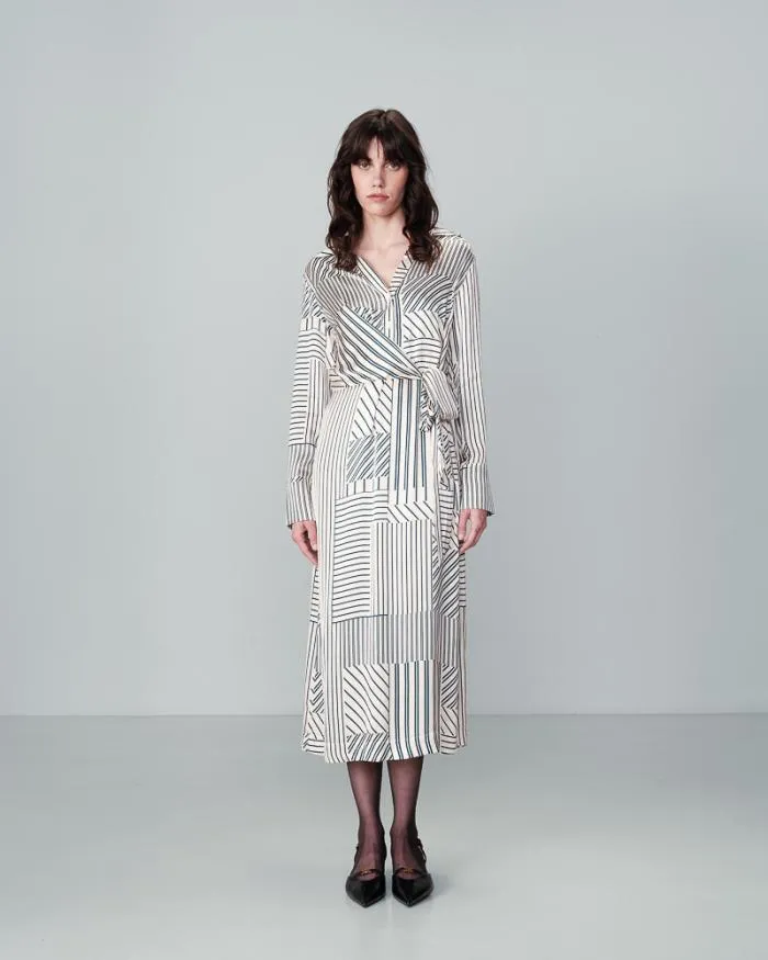 DRESS ECRU NICE Shop Grace and Mila Printed Dresses
