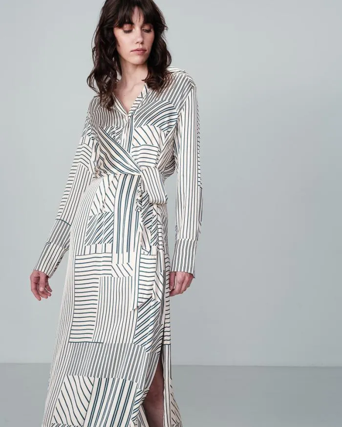 DRESS ECRU NICE Shop Grace and Mila Printed Dresses