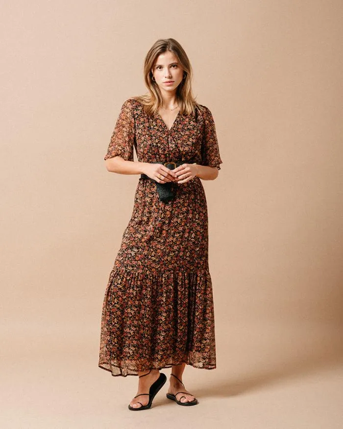 DRESS NOIR MARISSA Shop Grace and Mila Printed Dresses