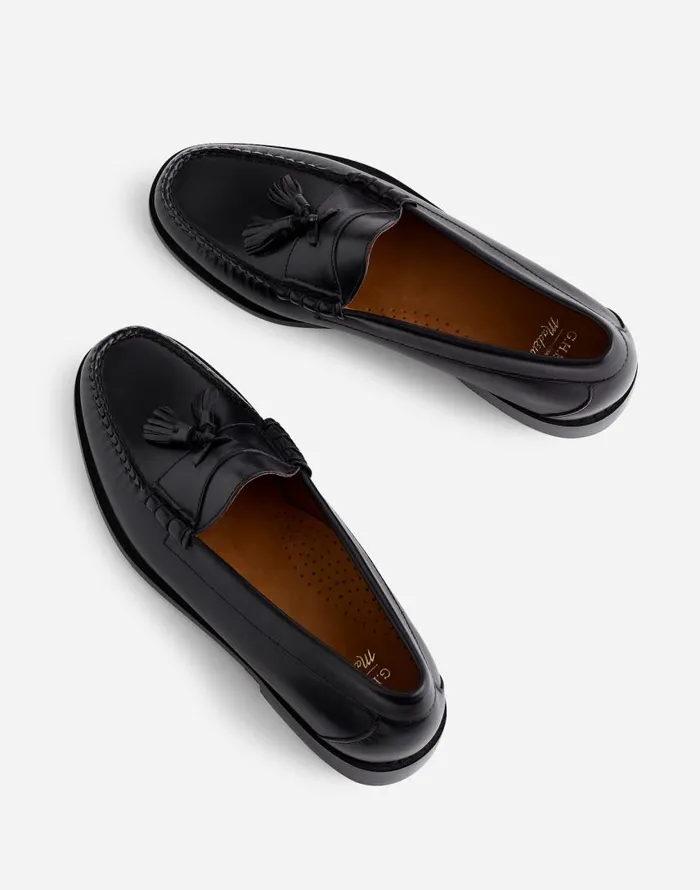Dress Shoes and Loafers Men Madewell Madewell X GHBASS Lennox Weejuns Loafers Black